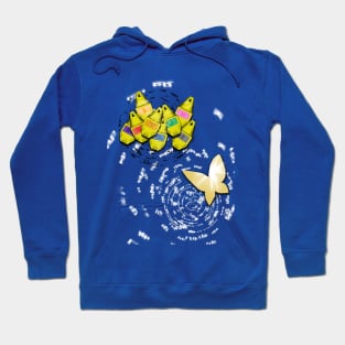 D tag butterfly Hoodie